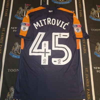 Newcastle United Away 2016 2017 Football Shirt Trikot Puma Aleksandar Mitrovic