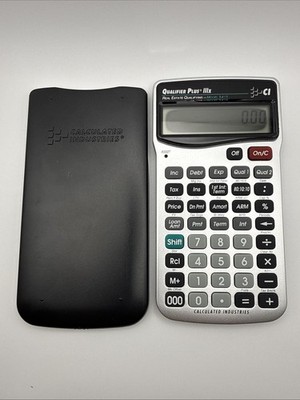 Calculated Industries Qualifier Plus IIIx Financial Calculator Real Estate 3415