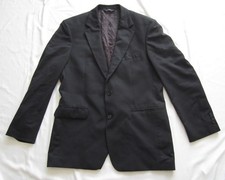 Men Brooks Brothers Stretch 2 Button Stripes Wool Jacket Sz 40L MJ34