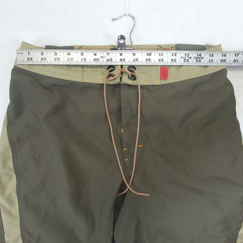 Costume da bagno uomo The North Face verde oliva pantaloncini da tavola taglia 32 - Foto 7 di 10