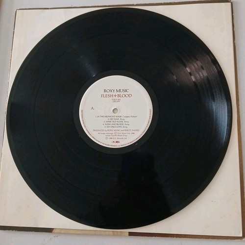 ROXY MUSIC FLESH AND BLOOD VINYL ALBUM LP (ORIGINAL 1980) FREE UK DELIVERY - Picture 6 of 7