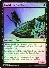 Magic The Gathering MTG CAULDRON FAMILIAR FOIL Throne of Eldraine NM Near Mint