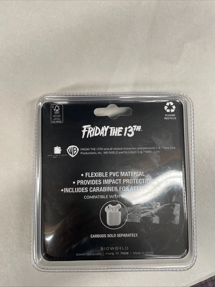 NEW Jason Mask - Friday the 13th AirPods Cover Case APPLE GEN 1 / GEN 2 - Image 3 of 4