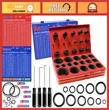826 Pcs SAE Metric O-Ring Kit, 32 Sizes, with Pick & Hook for Auto Repair