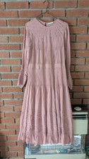 Ulla Johnson silk dress in a dusty rose UK8