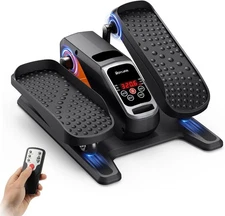 Under Desk Elliptical Exercise Machine, 15.75"D x 11.61"W x 6.5"H, Black 