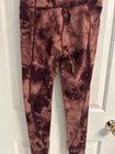Women’s Victoria’s Secret Burgundy Tie-Die Leggings-Size Small  — photo 8