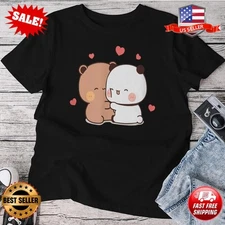 Mochi Peach Cat, Bubu and Dudu, Gift for her, Dudu and Bubu, Cute Kawaii Shirt