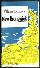Where to Stay New Brunswick Canada 1955 Directory