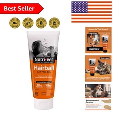 Nutri-Vet Hairball Paw Gel for Cats, Chicken Flavor, 3oz - Vet Formulated Relief