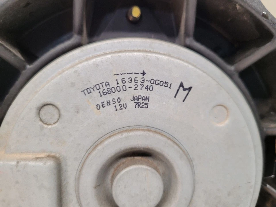 2015-2019 TOYOTA YARIS Radiator Fan Motor Fan Assembly Hatchback 167110M150 Foto 3 de 4