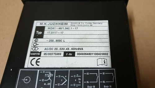 JUMO MDA1-48/1,042,1-17 17,5117-17 - Picture 5 of 5