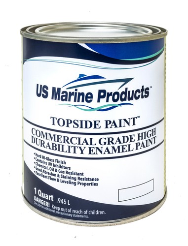 Marine Commercial Grade Topside Enamel Boat Paint Medium Gray Quart - Bild 1 von 2
