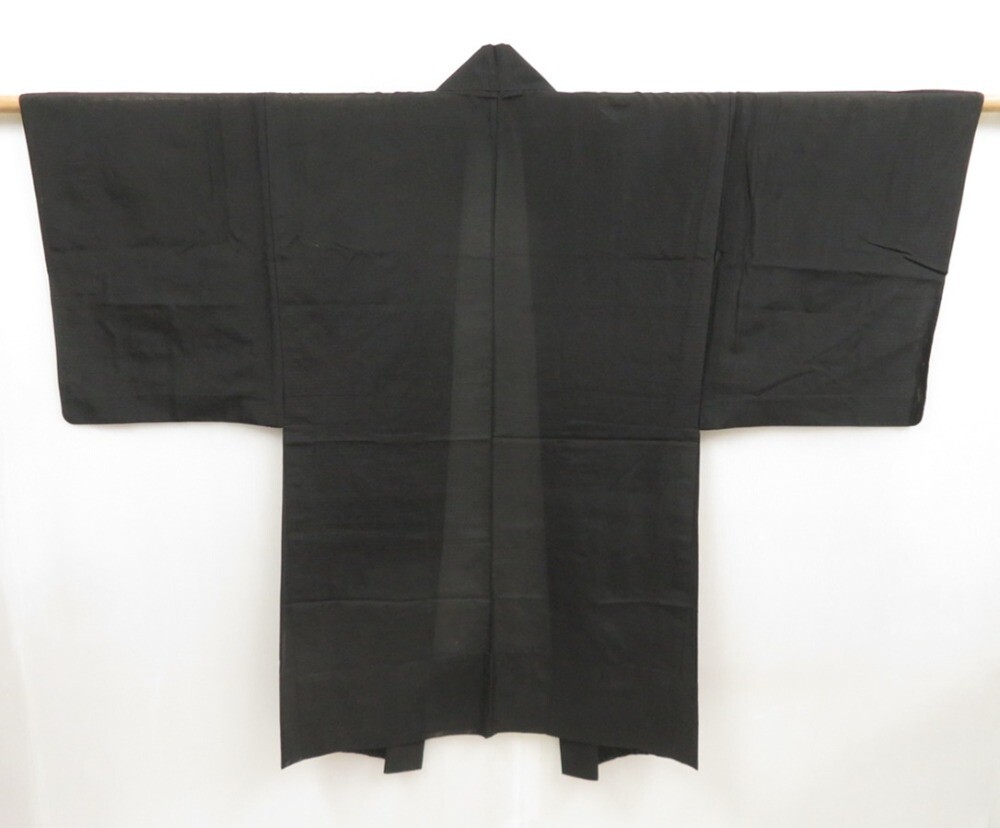 ありおり 5012T05z300 Vintage Japanese Kimono Silk Men's See through HAORI