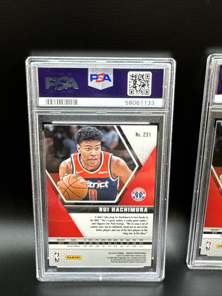 その他 2019 Rui Hachimura Mosaic #231 PSA 10 2) 2019-20 Panini Mosaic Rui Hachimura Rookie RC #231 PSA 10