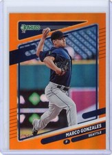 2021 Donruss Marco Gonzalez Holo Orange Parallel Seattle Mariners