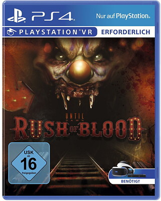 Sony Playstation 4 PS4 VR Spiel Until Dawn Rush of Blood NEU OVP