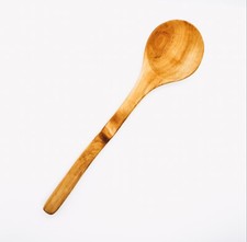 Personalized OLIVE WOOD SPOON FOR EATING / SERVING / COOKING- Name/Logo FREE 