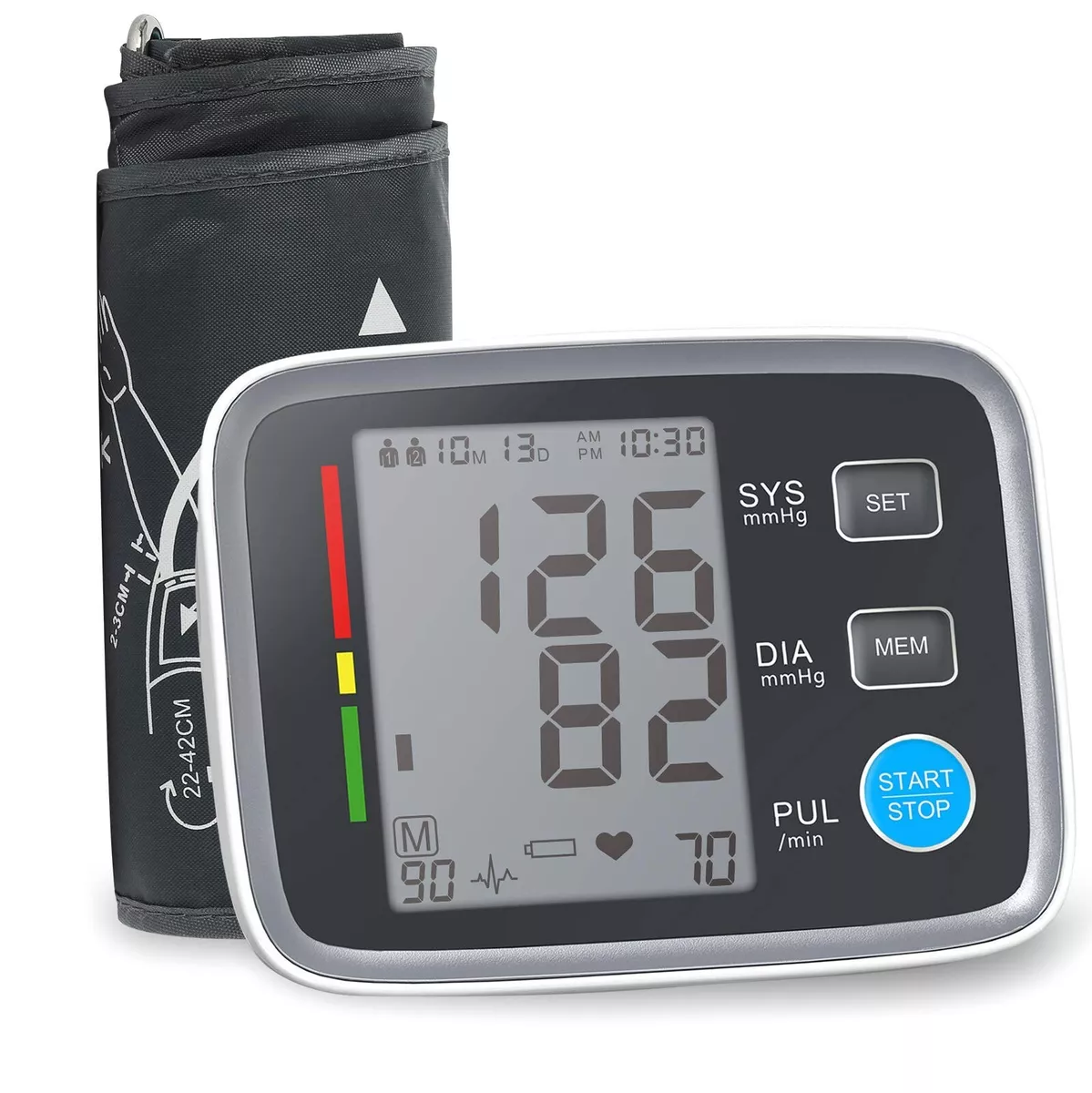 ALPHAGOMED Accurate Blood Pressure Monitor for Upper arm