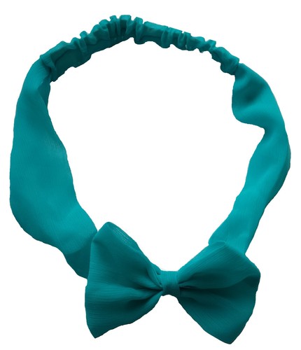 STRETCHY ELASTIC LADIES BOW DESIGN HAIRBAND HAIR BANDS HEAD BANDS - Picture 4 of 15