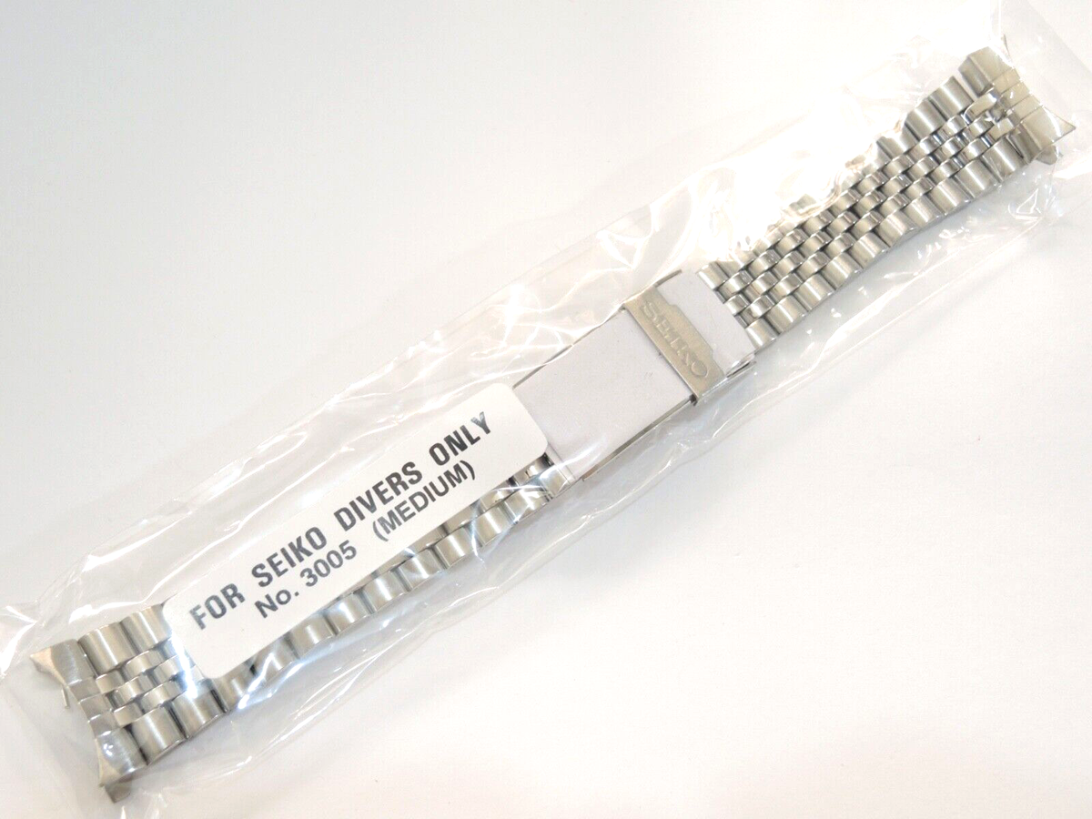 22 Mm Súper Jubileo 316 Litros De Acero Inoxidable Brazalete De Reloj, De Extremos Rectos Sólido, Cierre Buzo