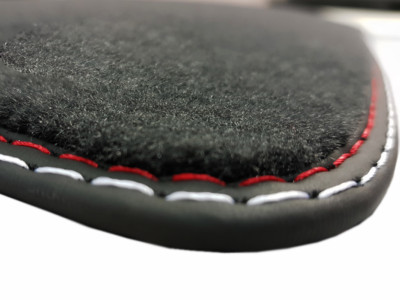 Kofferraummatte Fußmatte für Audi A3 8P Hatchback 3 Türer Bj.2003-2012 Velours 