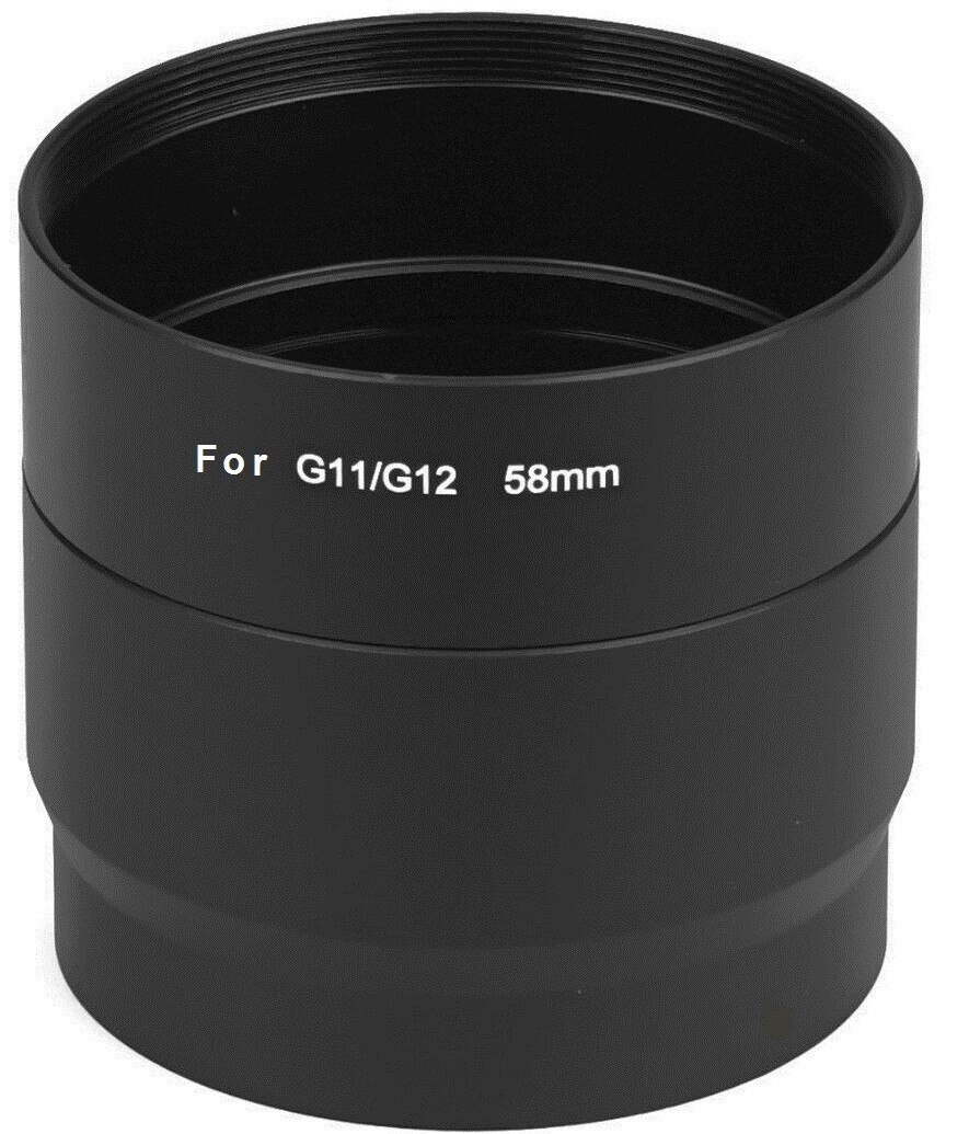 Adapter Tube 58mm for Canon G12 G11 G10 (A52G10C)