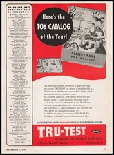 1946 Tru-Test Division Oakes & Co. Chicago Christmas Toy Catalog Offer Print Ad