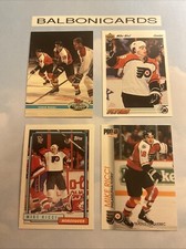 Mike Ricci 4 Card Lot! Upper Deck Stadium Club Pro Set Topps NM+ Free Shipping!