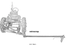 IH McCormick Farmall A-21 Super A 100 130 140 Rear Sickle Bar Mower Manual 5 6 7