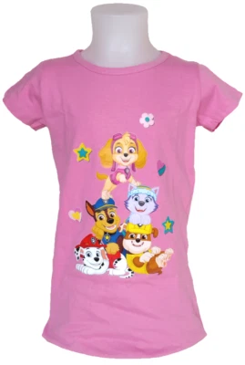 NICKELODEON Nachthemd Kleid PAW Patrol Mädchen Bigshirt Longshirt Shirt Baumwolle Pyjama