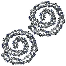 2PCS 22" inch Chainsaw Saw Chain Blade .325" 0.058" 86DL Full Chisel Chain 86 DL