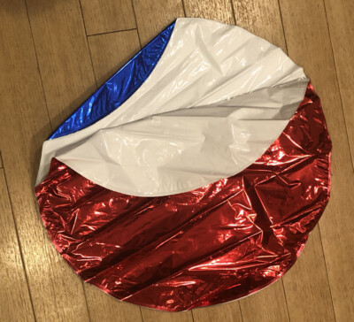 Ohyo Mylar YoYo Balloon -RARE- Red, White, & Blue New In Package W/Instructions!