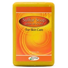 Arymar Sulfur Soap 3 oz - Acne & Oil Control, Skin Treatment, Packs 1-25