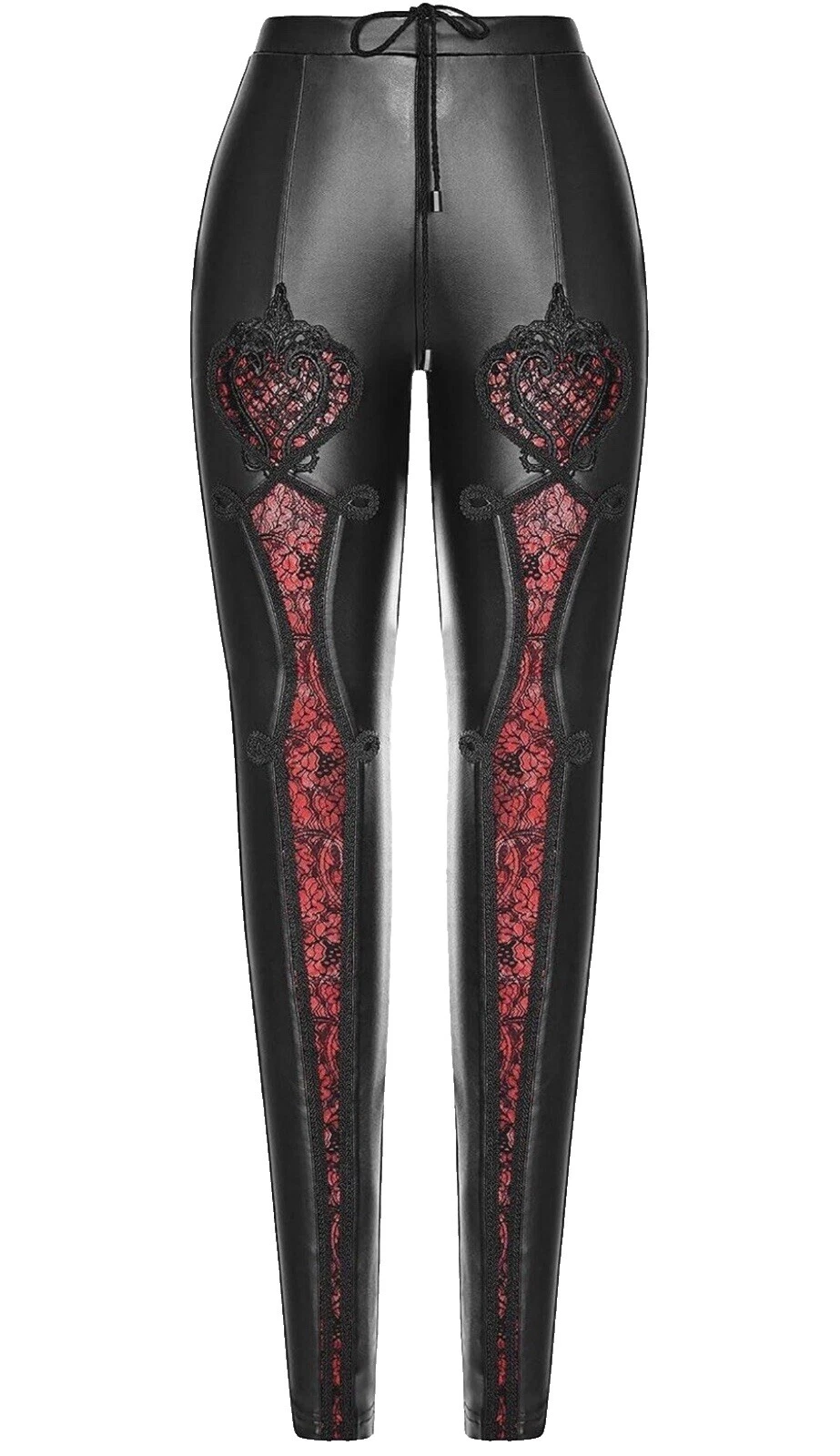 Gothic Legging Floral para mulheres