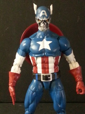 marvel legends captain america custom