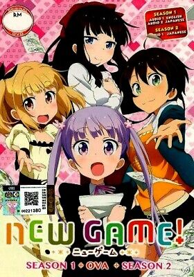 Dvd Anime New Game Complete Series Season 1 2 1 24 End Ova Track Shipping Ebay