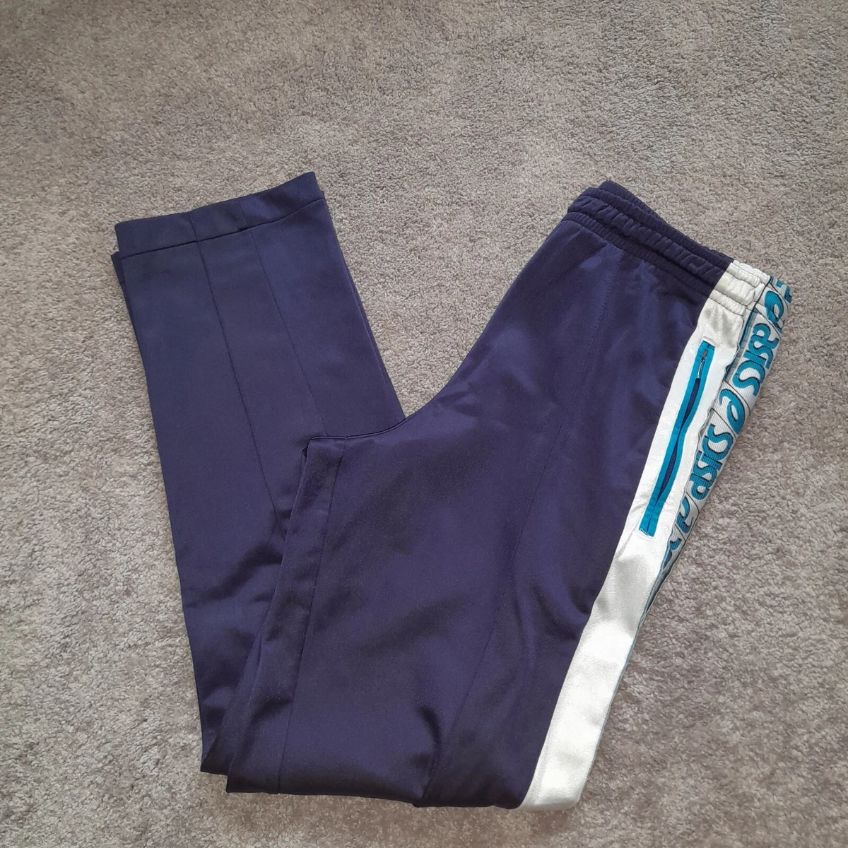 Asics tracksuit sales blue