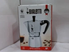 ForParts_Bialetti - Moka Express: Iconic Stovetop Espres_Aluminum Silver_Sz9-Cup