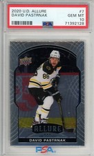 2020 Upper Deck Allure David Pastrnak PSA 10 Pop 1