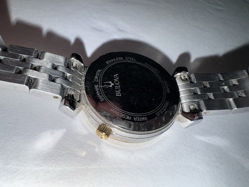 Bulova Women's Watch Quartz Diamond Accent Mother of Pearl Dial Two Tone Working - Picture 18 of 20