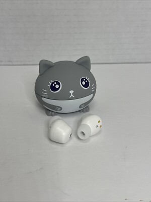 Kids Wireless Earbuds, Foldable Adorable Cat Headphones Bluetooth with Charger