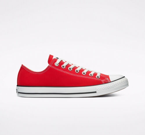 Chaussures cultes en lin Converse Chuck Taylor All Star Classic rouge - Photo 1/8