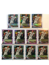 2018 Bowman Chrome  Matt Vierling Speckle/Gold/Blue /Purple/Aqua SP  Lot