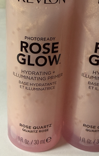 Revlon Rose Glow Hydrating + Illuminating Primer Rose Quartz 1 Fl oz Lot of 2 - Picture 2 of 5