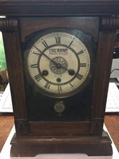 TEUTONIA MANOFACTURY PHS GERMAN C 1900 ALARM CLOCK