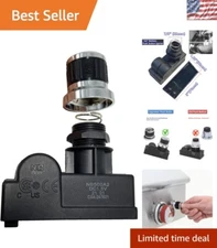 Elegant 2-Outlet Spark Igniter with Chrome Coated Button for  Grilling