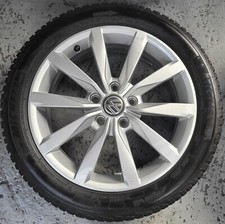 CERCHI IN LEGA 17" ORIGINALI VOLKSWAGEN GOLF + GOMME TERMICHE 205 50 17 NEVE