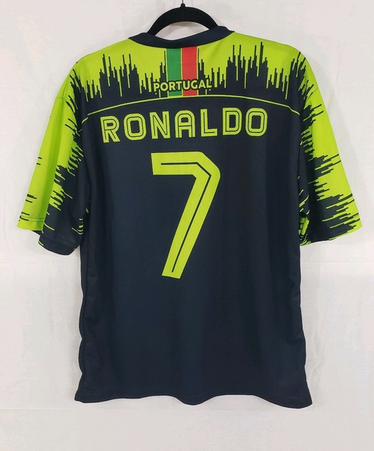 ronaldo green jersey