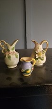 MIXED VINTAGE LOT, COLONIAL FIGURINE GERMANY, CREAMER JAPAN, SCOTLAND JUG